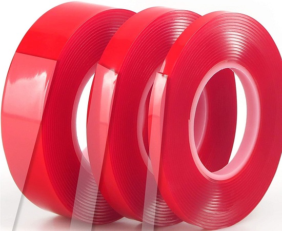 Double-sided polyester adhesive tape